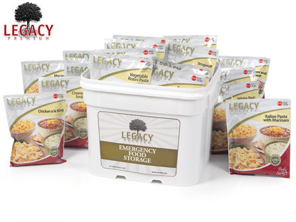 120 Serving Breakfast, Lunch, and Dinner Bucket