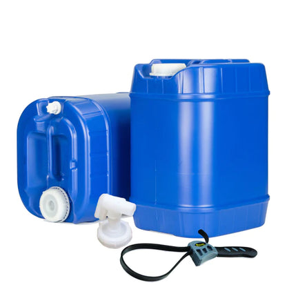 10 TO 30 GALLON BLUE WATER CONTAINER PACKAGES - STACKABLE